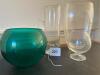 Glass Pitcher, Vase, Bowl and Snifter-Style Vessel - 8