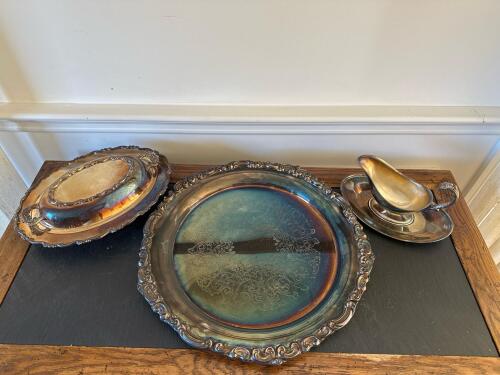 Silverplate Serving Pieces in Rococo-Style
