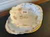 Porcelain Serving Bowl and Platters in Gilt Rococo-Style - 10