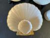 Lenox Heart Vase and Belleek Shell Dishes - 2
