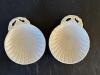 Lenox Heart Vase and Belleek Shell Dishes - 8