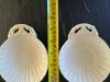 Lenox Heart Vase and Belleek Shell Dishes - 12