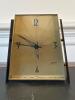 Linden Brass Mid-Century Modern Desk Clock