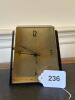 Linden Brass Mid-Century Modern Desk Clock - 7