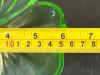 Green Uranium Glass Leaf-Shaped Serving Dish - 4