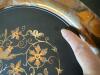 Decorative Brass Tray and Lidded Box with Inlaid Bird Motif - 5