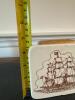 Bermuda Map Design Drink Coasters with Ship Motif Holder - 5