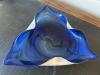 Art Glass Bowls in Swirled Blue and Multicolor Styles - 3