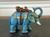 Cast Iron Elephant Still Bank in Painted Finish - 5
