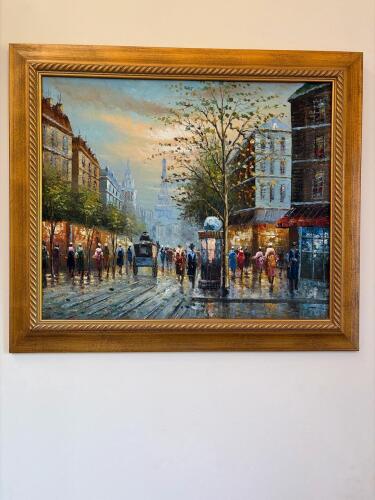 Paris Street Scene 25x29