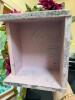 Handmade Wooden Planter With Artificial Floral Arrangement - 4