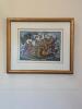 Framed Limited Edition Print in a Naive Modern Style 21x25