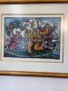 Framed Limited Edition Print in a Naive Modern Style 21x25 - 2