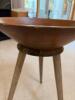 Tripod Wooden Bowl Stand in Mid-Century Modern Style - 2