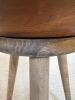 Tripod Wooden Bowl Stand in Mid-Century Modern Style - 3
