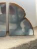 Pair of Polished Agate Stone Bookends - 3