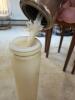 Pair of Silver Tone Oil Candles with Pinecone Snuffer - 5