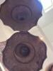 Pair of Silver Tone Oil Candles with Pinecone Snuffer - 7
