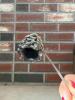 Pair of Silver Tone Oil Candles with Pinecone Snuffer - 9
