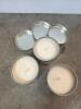 Tin Candles and Large Star-Shaped Chunk Candle - 4