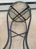 Pair of Mosaic Top Metal Accent Tables - 6