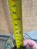 Brass Table Lamp With Burlap Shade and Bird Finial (table seperate) - 9