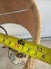 Brass Table Lamp With Burlap Shade and Bird Finial (table seperate) - 10