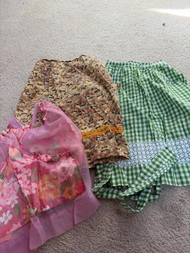 Three Vintage Aprons