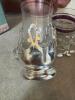 Pair of Nakhichevan Souvenir Armudu Glasses with Metal Holders - 3