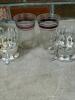 Pair of Nakhichevan Souvenir Armudu Glasses with Metal Holders - 4