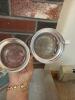 Pair of Nakhichevan Souvenir Armudu Glasses with Metal Holders - 5