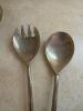 Three Sets Silver Plated Salad Serving Forks and Spoons - 5