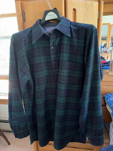 Pendleton Woolen Mills Black Watch Plaid Wool Shirt