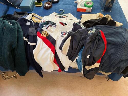 Vintage Polo Shirts, Sweaters, Jackets, and Pullovers by Ralph Lauren, Tommy Hilfiger, Nautica, L.L. Bean, Deerskin, Chaps