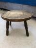 Wooden Stool With Turned Legs