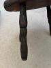 Wooden Stool With Turned Legs - 3