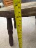 Wooden Stool With Turned Legs - 7