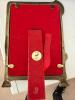 Art Nouveau-Style Brass Standing Vanity Mirror 8x6 - 5