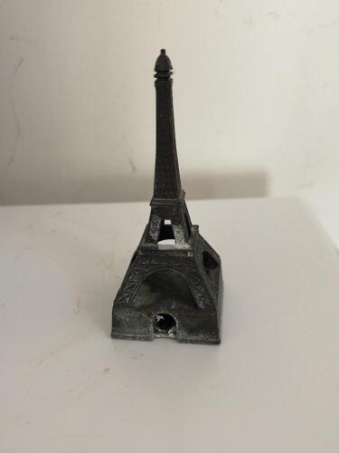 Small Vintage Eiffel Tower-Style Metal Souvenir Building