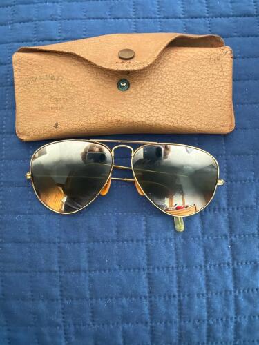 Bausch & Lomb Ray-Ban Aviator Case with Sunglasses w