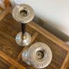 Pair of Tall Candlesticks with Candle Snuffer - 5