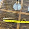 Pair of Tall Candlesticks with Candle Snuffer - 8