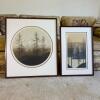 Pair of Virgil Thrasher Serigraphs: Coast Range and Bay Trees, Signed