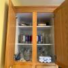 Cabinet Lot of Drinking Glasses, Barware, and Tumblers and More