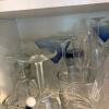 Cabinet Lot of Drinking Glasses, Barware, and Tumblers and More - 4