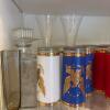Cabinet Lot of Drinking Glasses, Barware, and Tumblers and More - 6