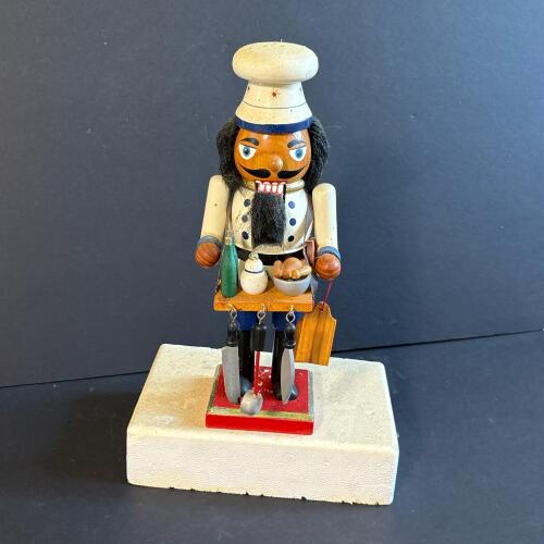 Wooden Chef Nutcracker Figure