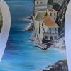 View From the Villa PR Lithograph by Randal Leigh 18"x24"