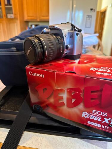 Canon EOS Rebel Ti 35mm SLR Camera with 28-90mm Lens and Accessories