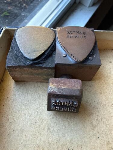 Vintage Custom Santos Stamp and Embossing Dies